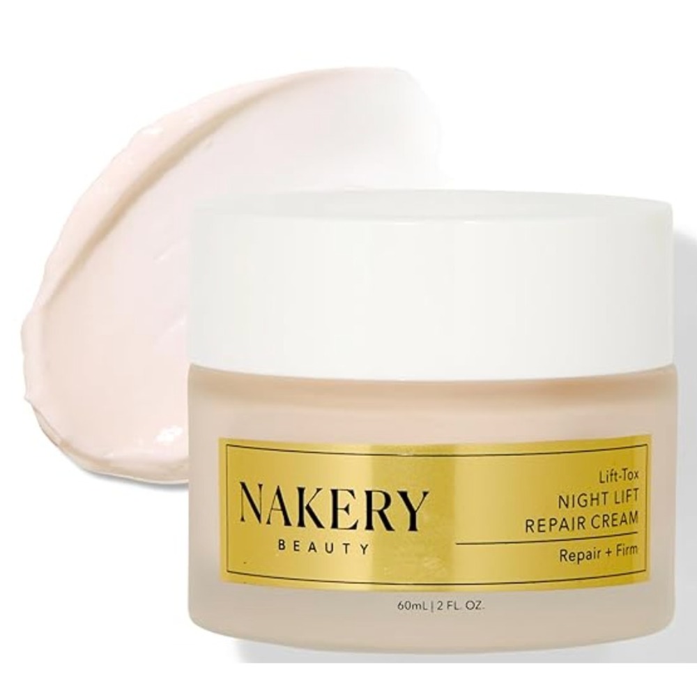 Nakery Beauty Night Cream Lift-Tox Repair Firming Anti-Aging 2 BOXES 2oz New SIB